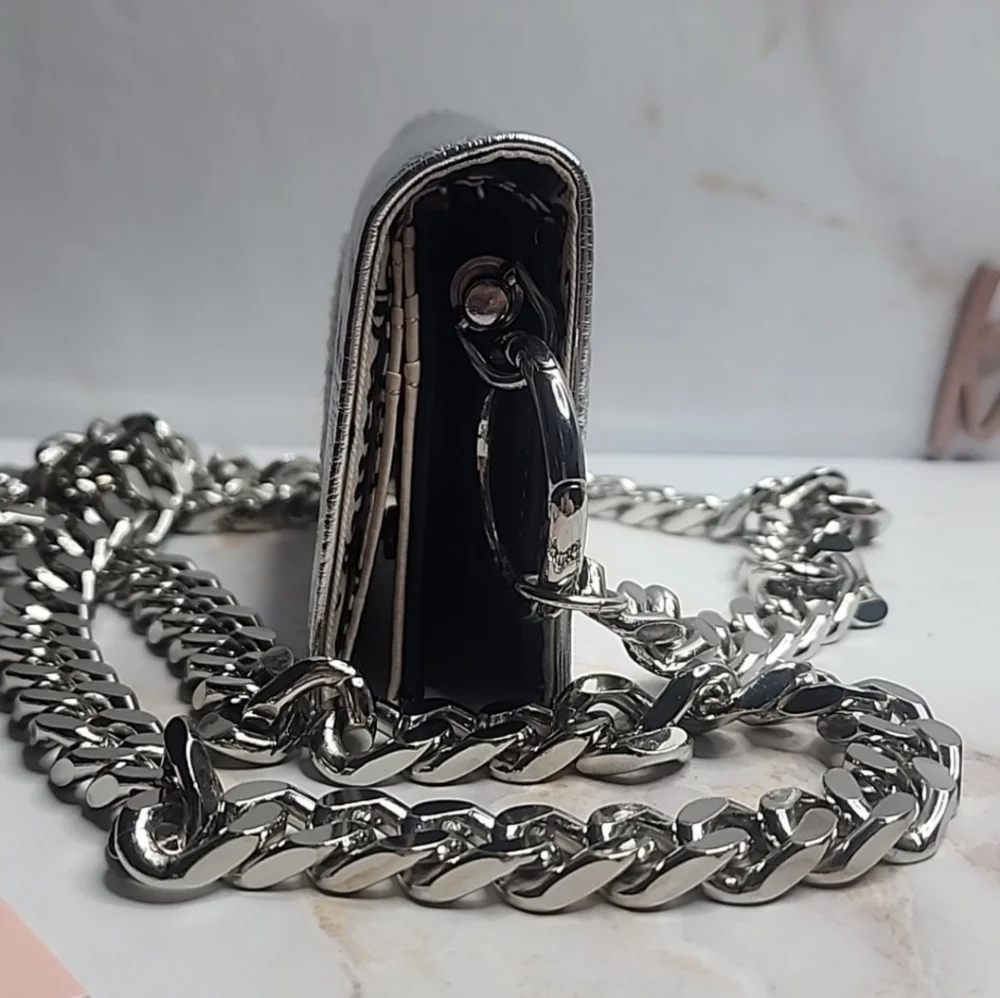 Juicy Couture Silver Chain Crossbody Bag